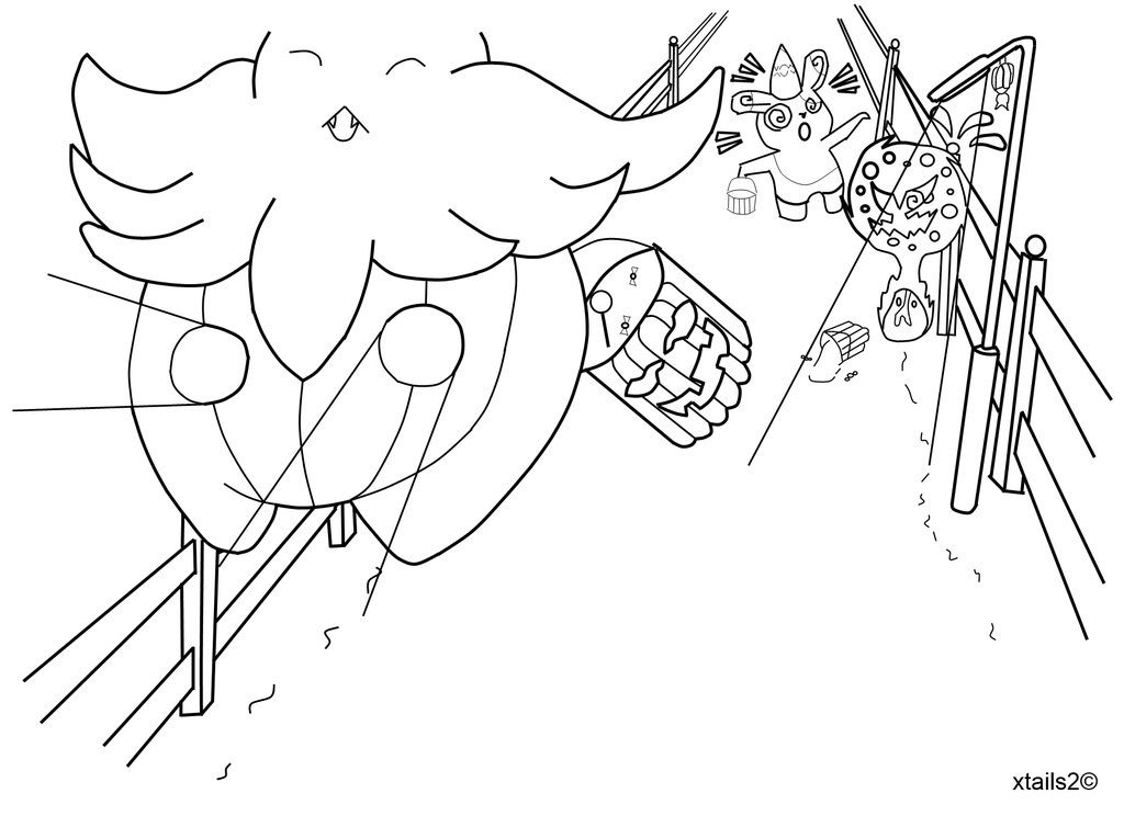1024x744 Pokefarm Q Halloween Drawing Competition Outline By Xtails2