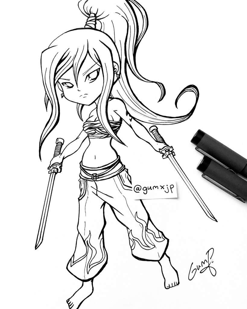 819x1024 Chibi Erza Scarlet Drawing Anime Amino
