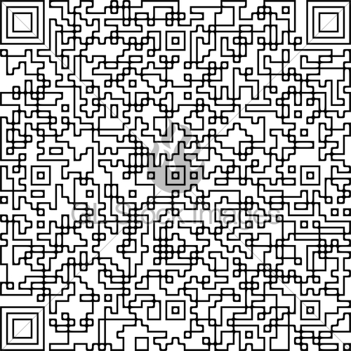 500x500 Illustration Qr Code Gl Stock Images