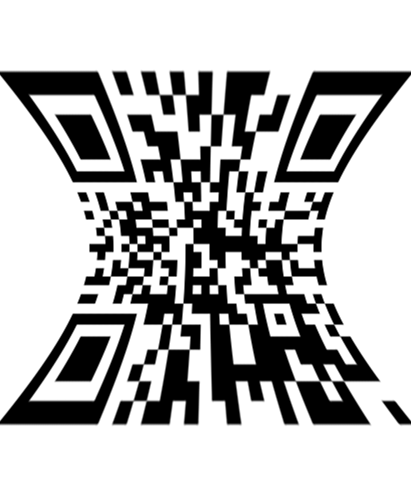 411x496 Qr Code In Shopping Cart Handle