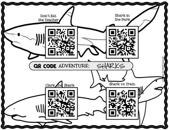 350x270 Qr Codes Listening Centers Sharks! 4 Read Aloud Books Tpt