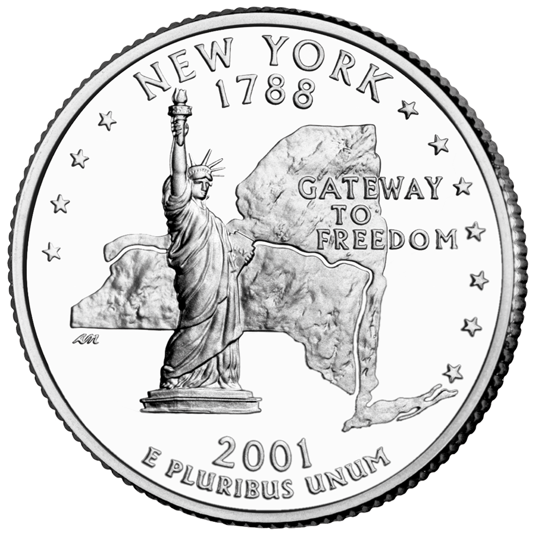 1100x1100 New York State Quarter U.s. Mint