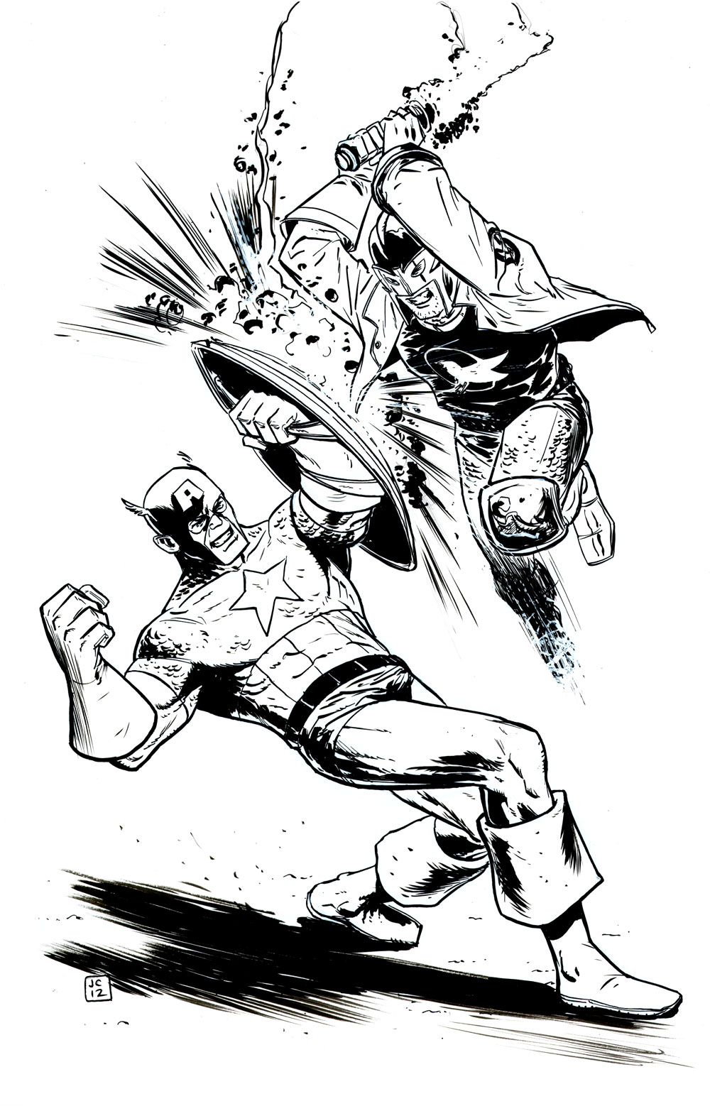 1000x1558 Captain America No Quarter