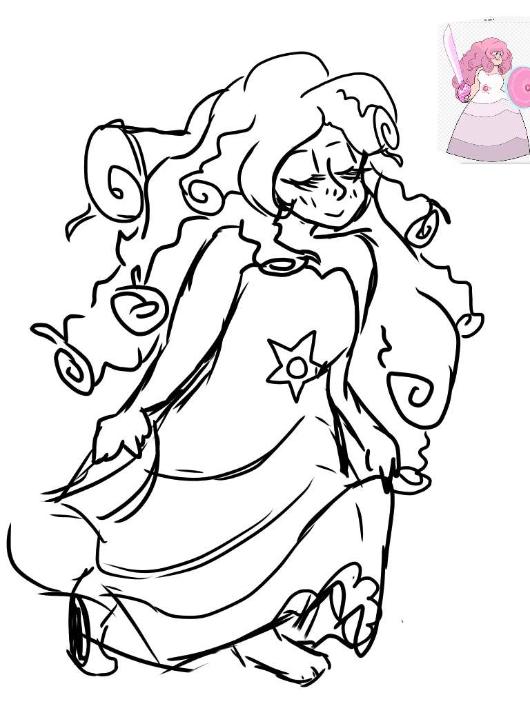 768x1024 Rose Quartz Drawing Steven Universe Amino