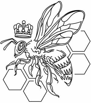 300x338 Queen Bee Urban Threads Unique And Awesome Embroidery Designs