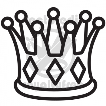 350x350 Simple King And Queen Crown Drawings