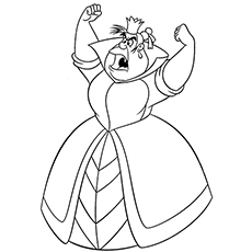 230x230 Disney Queen Of Hearts Coloring Pages Colouring For Beatiful Draw