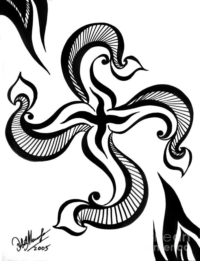 692x900 Symbol That Brings Good Luck Drawing By Sofia Metal Queen