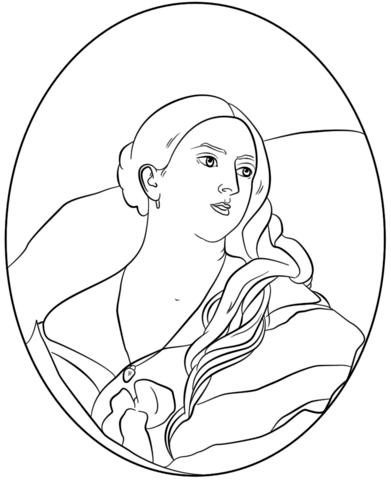 391x480 Queen Victoria Coloring Page Free Printable Coloring Pages