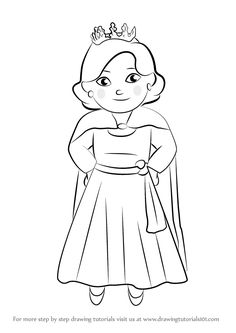 236x333 Step By Step How To Draw Queen Saturday From Daniel Tiger'S