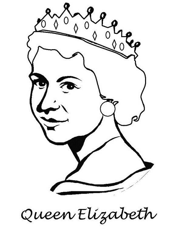 570x760 Queen Elizabeth Diamond Jubilee Coloring Pages 11 Coloring