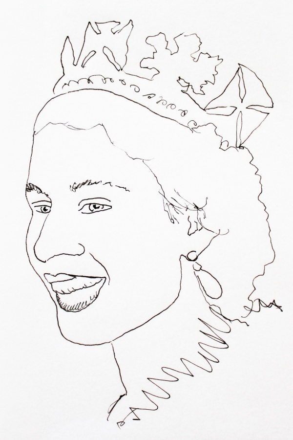 Queen Elizabeth Drawing at GetDrawings | Free download