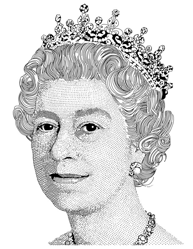 619x800 Queen Elizabeth Ii Canvas Prints By Richard Edwards Redbubble