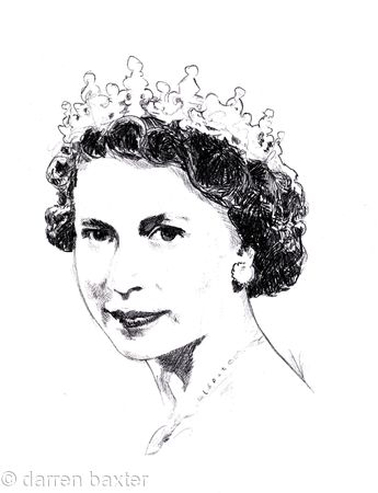 Queen Elizabeth Drawing at GetDrawings | Free download