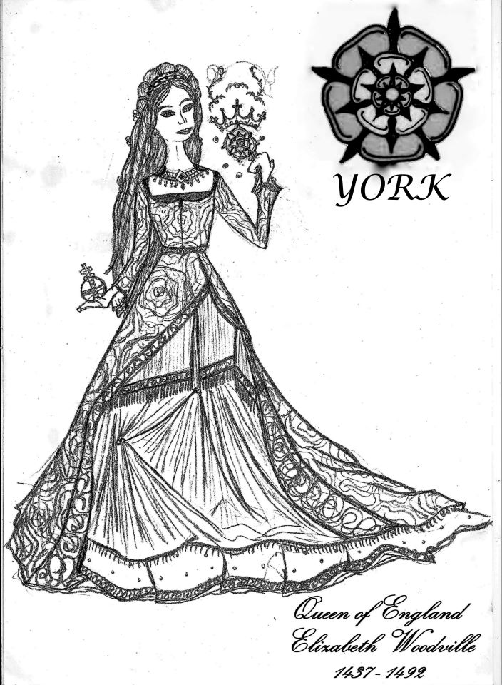 704x960 Yorkist Queen Elizabeth Woodville By Maologain