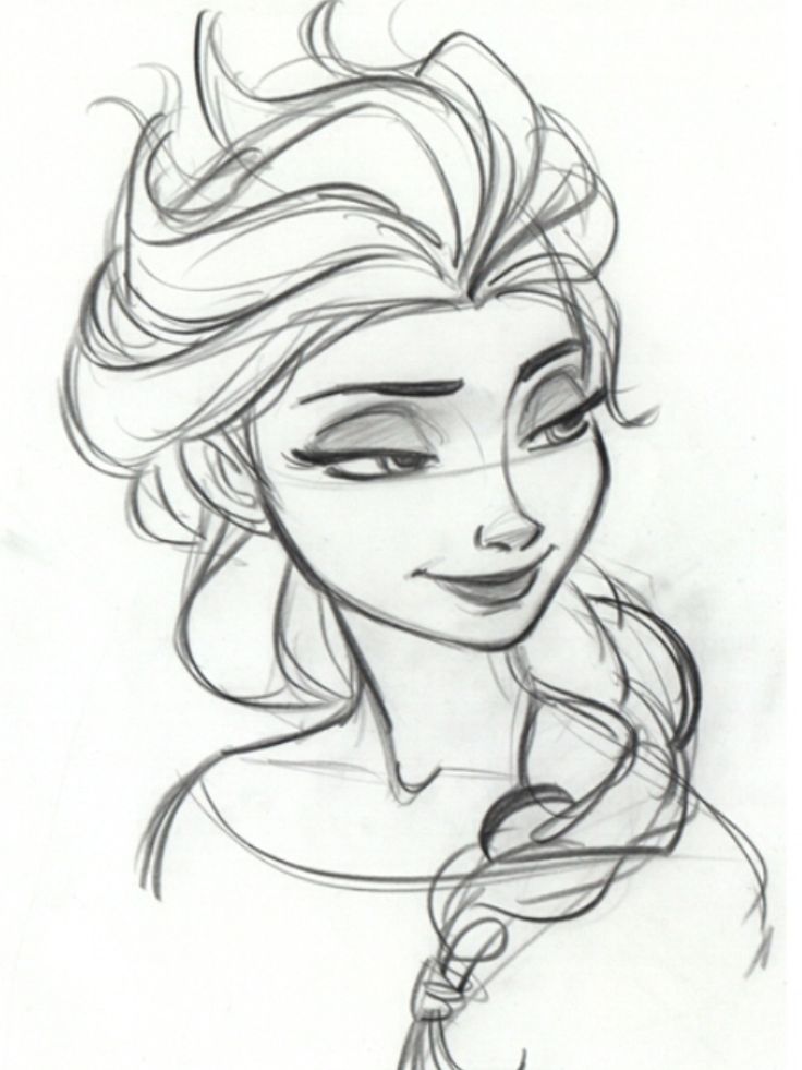 Queen Elsa Drawing at GetDrawings | Free download