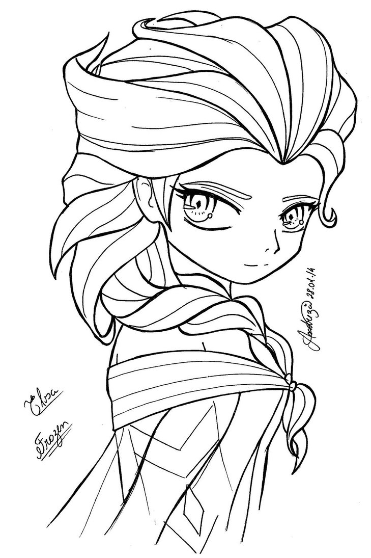 729x1095 Queen Elsa