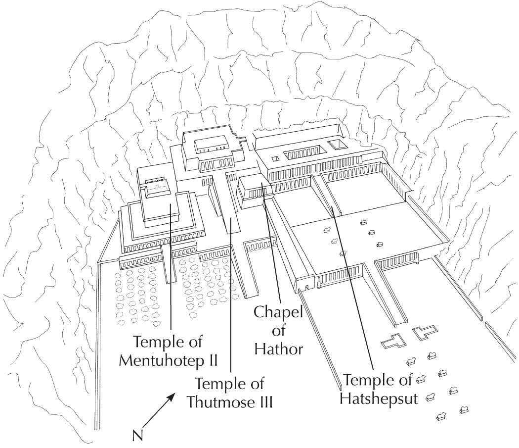 1050x905 Diagram Showing Location Of Temples