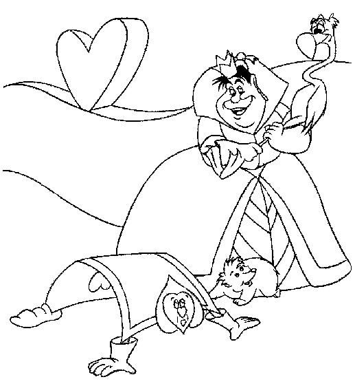 517x561 Queen Of Hearts Coloring Pages
