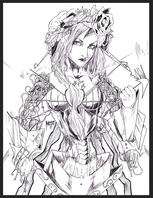 600x776 Queen Of Hearts By Rocketpancake