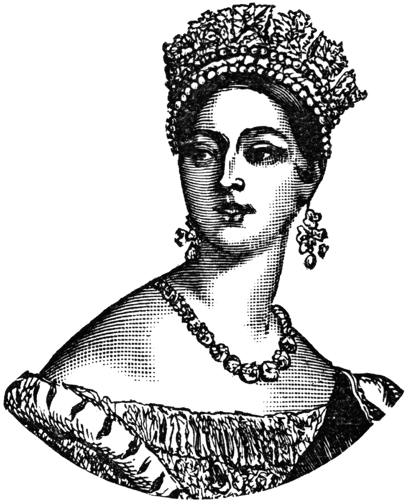 829x1024 Drawn Crown Queen Victoria