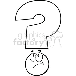 300x300 Royalty Free 6261 Royalty Free Clip Art Question Mark Cartoon