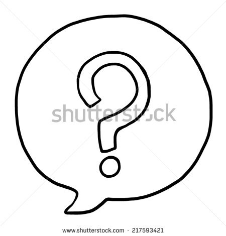 450x470 Drawn Question Mark Black And White