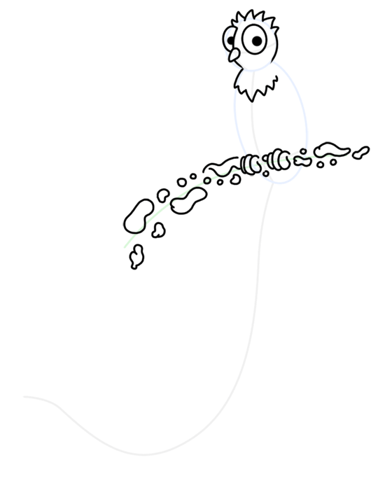 540x700 How To Draw A Quetzal Bird