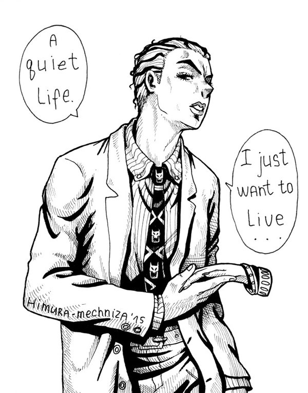 600x766 Kira Yoshikage Wants To Live A Quiet Life By Himura Mechniza