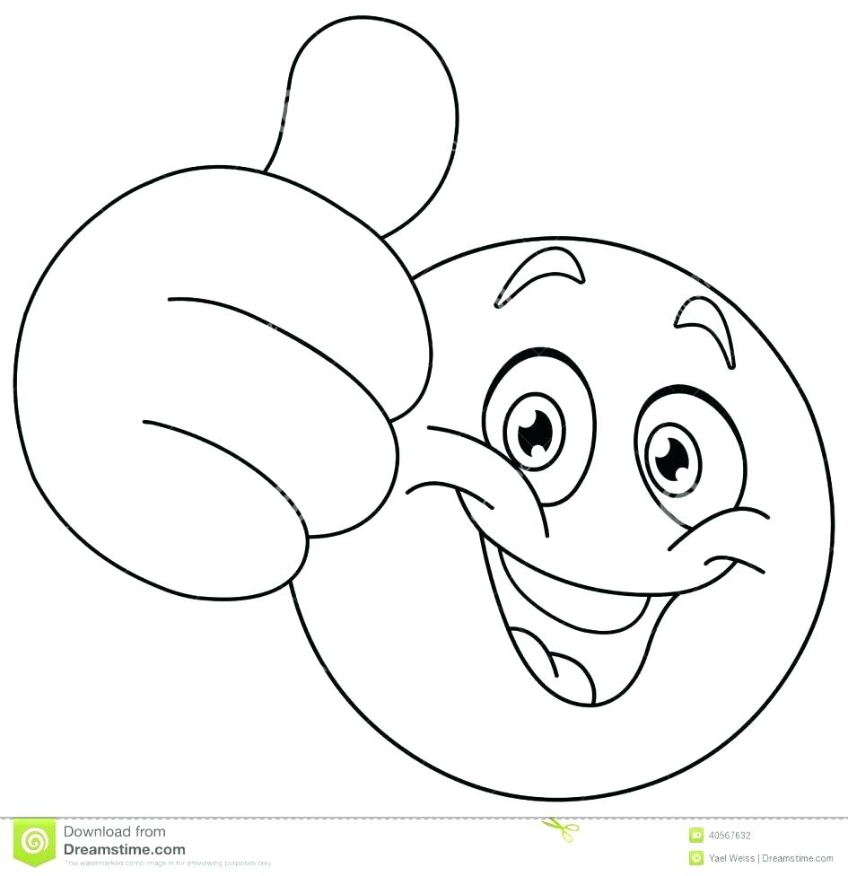 945x976 Coloring Page ~ Emotions Coloring Pages Smiley Face Page Emotion