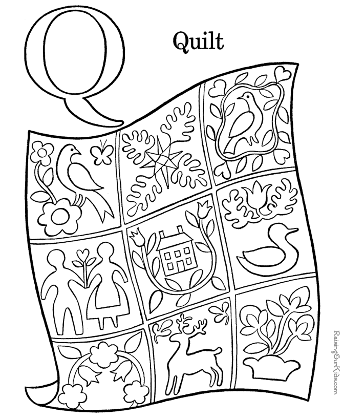 670x820 Coloring Amp Activity Pages Q Is For Quilt Coloring Page