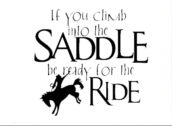 600x439 Free Shopping!wall Sticker Decal Quote Vinyl Saddle Up Horse Rider