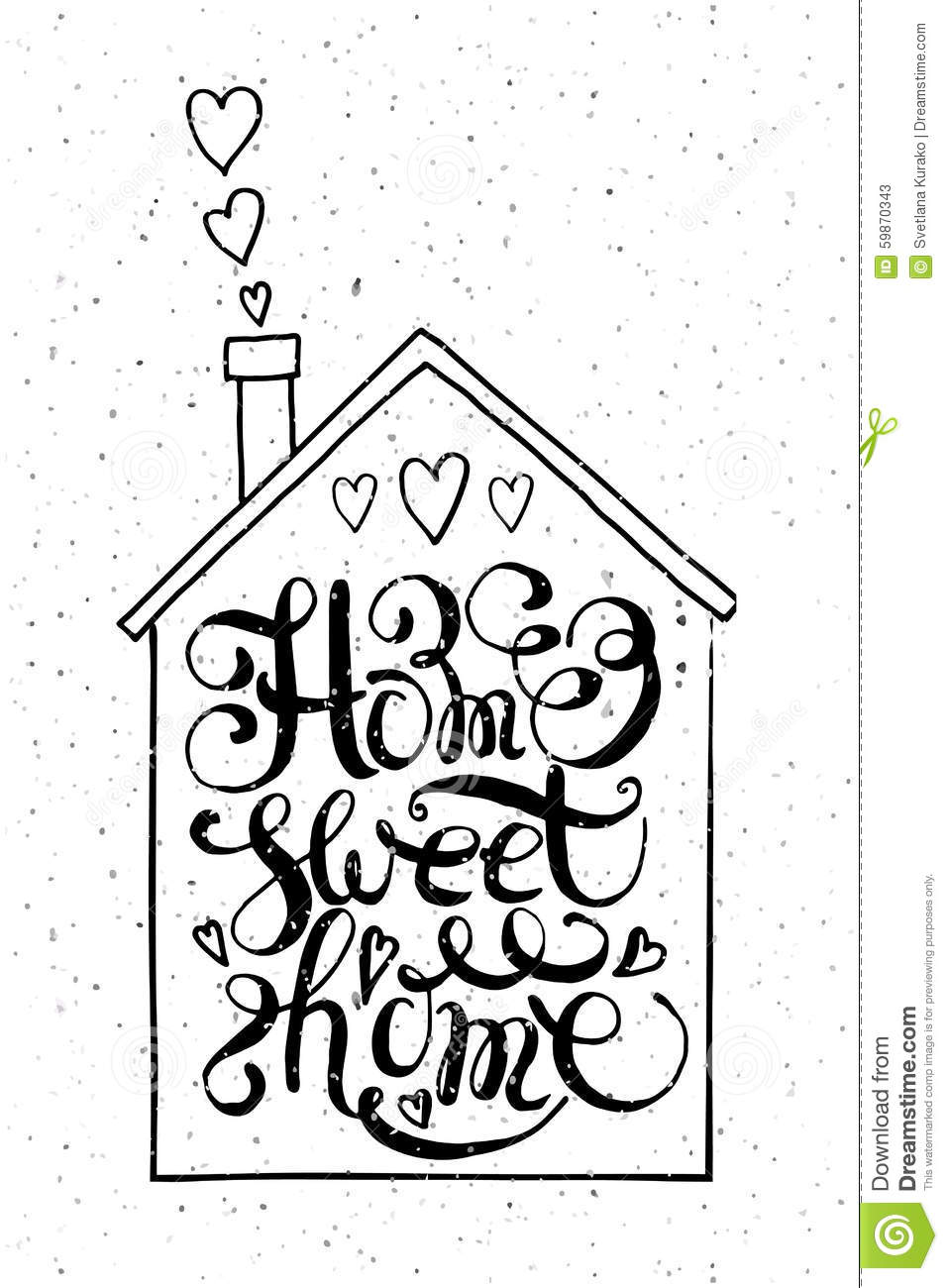 957x1300 Collection Home Sweet Home Drawing Photos,