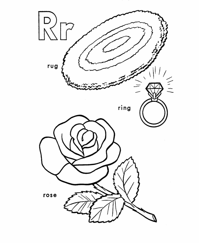 670x820 Abc Alphabet Coloring Sheets