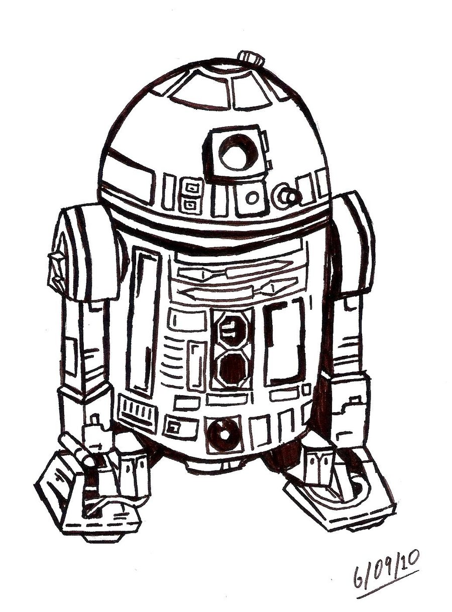 900x1219 R2 D2 By Intothewild142