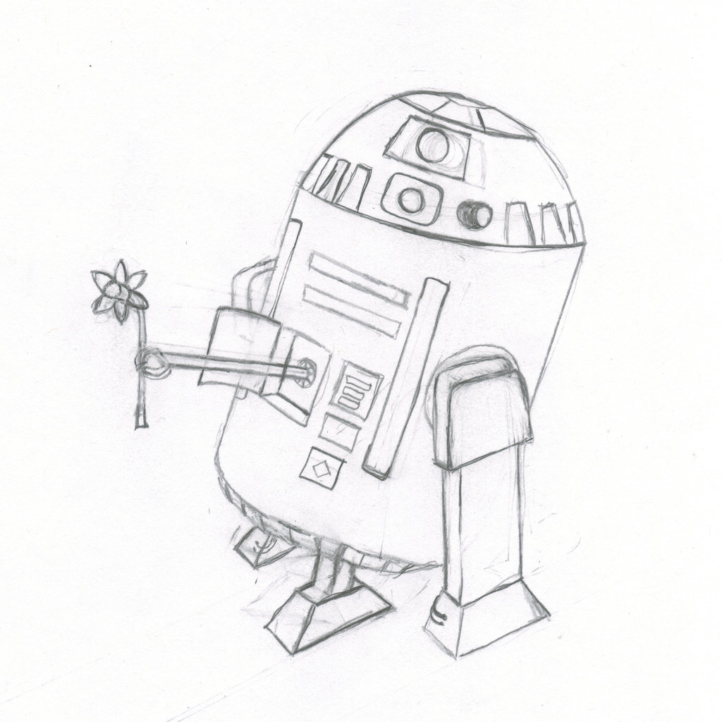 1024x1024 Romantic R2d2 By Djahren