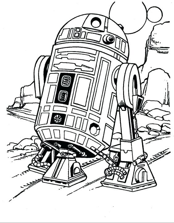 R2d2 Line Drawing at GetDrawings | Free download