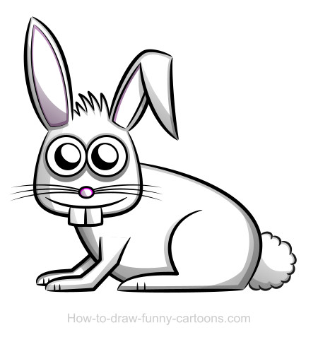 450x484 Rabbit Drawing (Sketching + Vector)