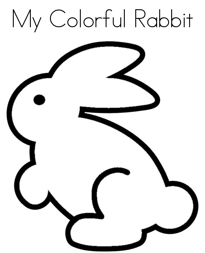 685x846 Printable Coloring Pages For Kids Rabbit Animal Coloring Pages