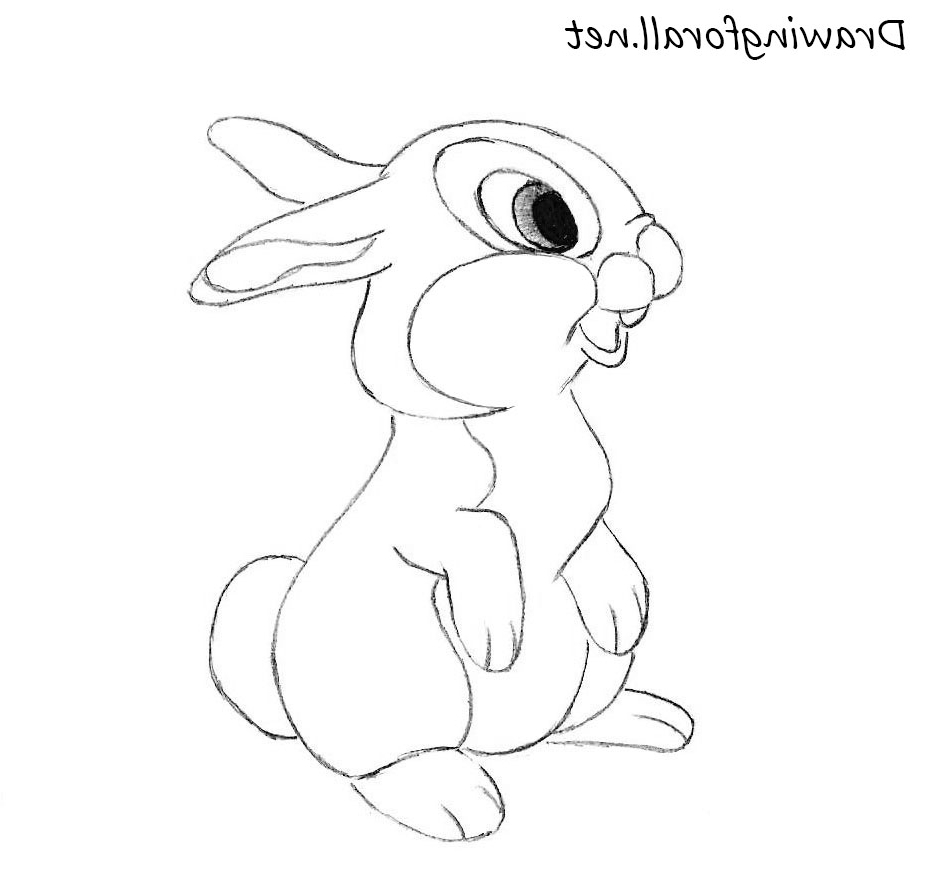 926x879 Rabbit Image Drawing How To Draw A Rabbit For Kids Drawingforall