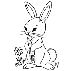 230x230 Top 10 Free Printable Rabbit Coloring Pages Online