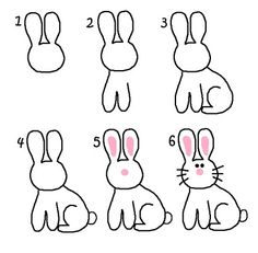 236x231 How To Draw A Rabbit Step By Step For Kids