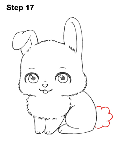 386x500 How To Draw A Bunny Rabbit (Cartoon)