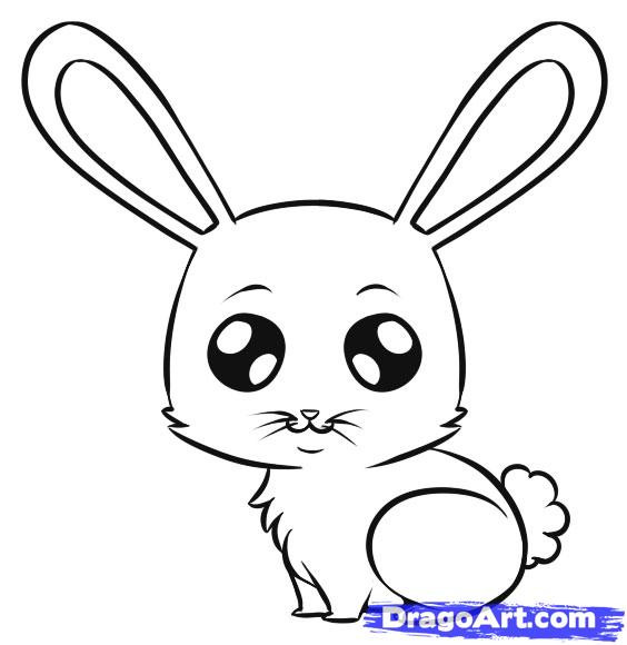 564x580 Surging Bunny Pictures To Draw Drawn Rabbit Easy Pencil And