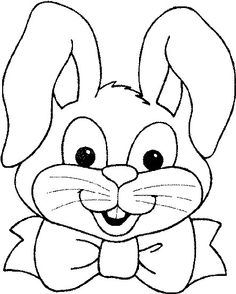 236x294 Big Bunny Face Drs Designs Rubber Stamps And More! Coloring