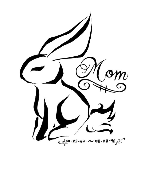 703x735 Mom Rabbit Tattoo Design Real Photo Pictures Images And Sketches