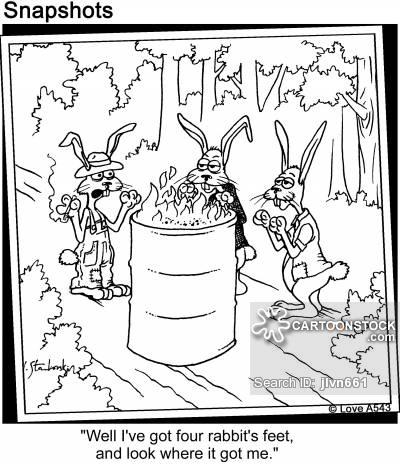 400x465 Rabbit's Foot Cartoons And Comics
