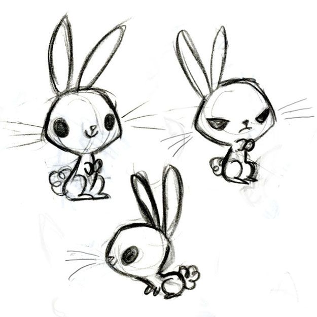 625x625 Drawn Bunny Awesome