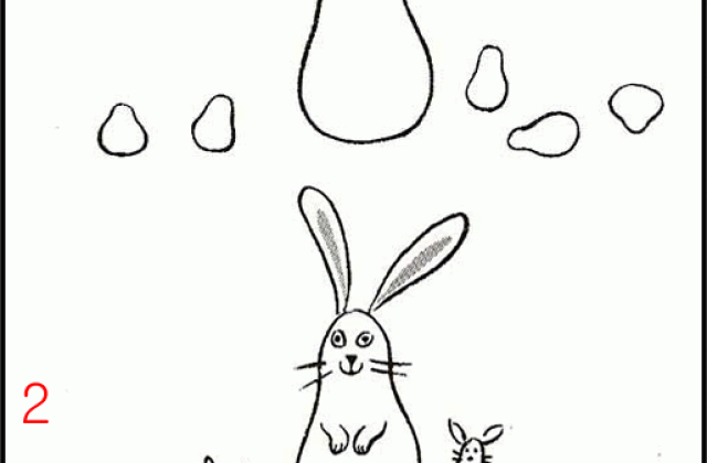 640x420 Tag For Easy Drawing Of A Rabbit Bunny Drawings Related Keywords