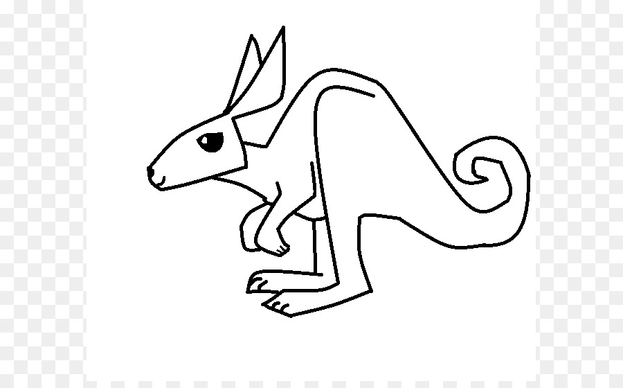 900x560 Drawing Kangaroo Clip Art